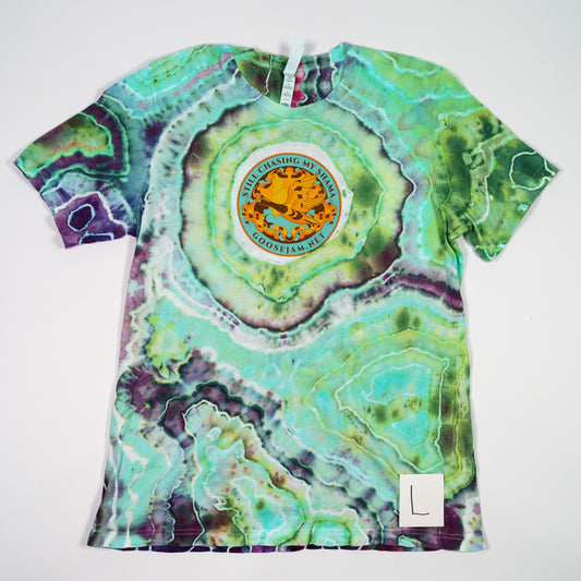 Goose "Still Chasing My Shama" Geode Tie Dye Large